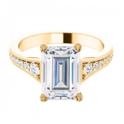 Žiedas "Lauma" Emerald