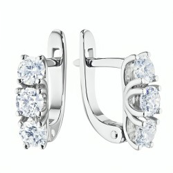 Auskarai „Three diamonds“...