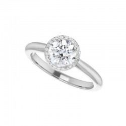 Žiedas „Aster“ Round Ruby