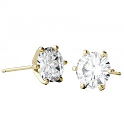 Auskarai „Prong“ - 0.10 ct