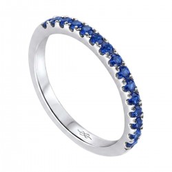 Žiedas su safyrais 0.30 ct