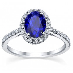 Кольцо «Katherine» с синим...