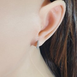 0,14 ct „Mini hoop“ su...