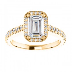 Žiedas "Freja" Emerald