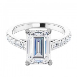 Žiedas "Alina" Emerald