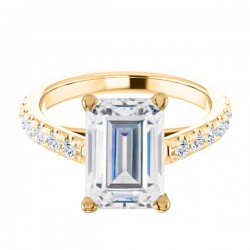 Žiedas "Alina" Emerald